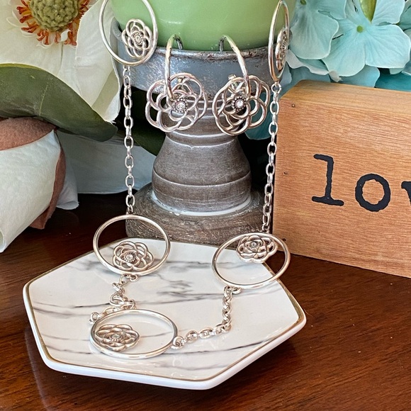 Brighton Jewelry - Brighton”TWINKLE ROSE” Rare jewelry set